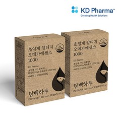 담백하루 초임계 알티지 오메가3 에센스 1000 1개월, 30정, 2개