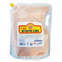 오뚜기 딸기요거트 드레싱 2kg ice, 1개