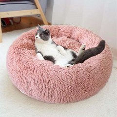 프리마 반려동물 방석 고양이 강아지 쿠션 대형, 핑크