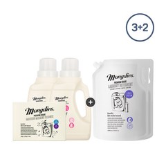 [3+2] 몽디에스 아기 유아 런드리 스페셜 Set (섬유세제+섬유유연제), 단품