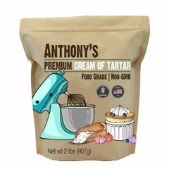 앤서니 프리미엄 타르타르 크림 907g 1팩 Anthony's Premium Cream of Tartar 2lb