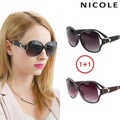 니콜 [1+1] 정품 NC295 블랙+바이올렛 선글라스