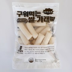 구워먹는가래떡 100% 마켓통 국내산 쌀 개래떡, 1kg, 3개