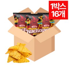 유통기한임박 24.01.17까지 / 불마왕 나쵸칩 16g x 16개 1박스, 60g