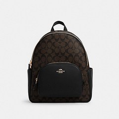 Coach 코치 5671 코트 시그니처 캔버스 백팩