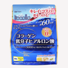 일본영양제 이토한방제약 콜라겐 저분자히알루론산 파우더 306g 일본건강식품, 이토한방제약 저분자히알루론산 306g x1