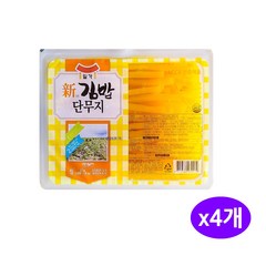 [일가집]김밥단무지 2.7kg x 4개 1박스 수입산무