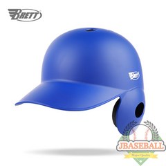 2021 브렛 타자헬멧 무광 청색 좌귀(우타자용) 야구헬멧, 무광 청색 좌귀(우타), 1개