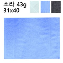 31x40cm 43g 10장 국산 행주 카페 업소용 물수건 면행주 칼라행주 순면행주 주방 타올 수건 빨아쓰는행주 선경타올, 행주43g 소라, 10개