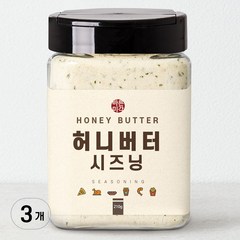 바른미각 허니버터 시즈닝, 3개, 210g