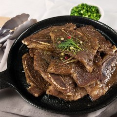 명절전 3일특가 고향미트 양념LA꽃갈비 1kg+1kg 총 2kg, 단품