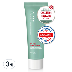 플리프 시카 알로에 카밍 올인원, 50ml, 3개