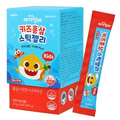 핑크퐁 네이처셋 키즈 아기상어 에디션 홍삼 스틱젤리 30p, 1개, 600g