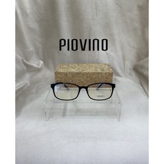 정품 100% 피오비노 국산안경 국산최고급울템 가볍고 튼튼한 안경 PIOVINO PV-IN3004 C64 무광블랙&블루 안경선물 고도근시안경 고도수안경 페더핏