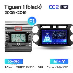 폭스바겐 티구안 1 NF 2006 - 카 라디오용 TEYES CC3 멀티미디어 비디오 플레이어 내비게이션 스테레오 GPS, 01 Tiguan1 CC3 32G-F1