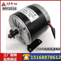 킥보드 모터 당진아재 350W24V36V Unet 자석 DC 고속 MY1016 브러시 모터가 스쿠터 기, [02] 350W36V, 1개