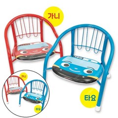 줌퍼닉 타요 삑삑이 의자 작은아이방꾸미기 유아의자, 1개