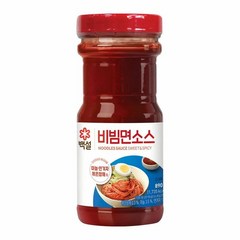 [만능요리]백설 비빔면소스 890g 믿고먹는 우리집 건강한식재료 CJ 엄마맛집, 1개