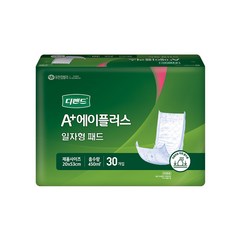 디펜드 에이플러스 속기저귀 일자형 180매 성인용기저귀 여성 남성 어른 기저귀 환자용 패드, 20 x 53 cm, 30개입, 6개