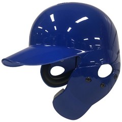 엑스필더 초경량 헬멧 (유광 청색) 양귀 + 검투사 탈부착, 좌귀/우타