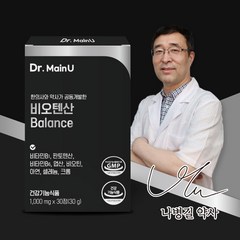 닥터메인유 비오텐산 밸런스 비오틴 맥주효모 판토텐산 모발 영양제, 6개, 30정