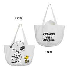 SNOOPY Peanuts 스누피가방 캐주얼 캔버스가방 학생에코백 쇼퍼백 숄더백 주니어가방