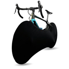 파파스 로드 사이클 자전거커버 실내보관 MTB 휠 바퀴 덮개, 자전거커버(블랙)대형, 1개