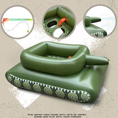 (당일출고)수영 야외 물놀이 탱크 튜브 물대포 빠지 소형 대형 에어보트 물탱크, 소형110cm