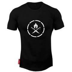 남성용 슬림핏 근육 티셔츠 보디빌딩 운동 스트리트웨어 캐주얼 티셔츠