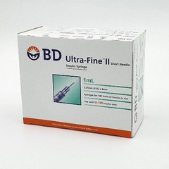 BD 인슐린 주사기 BD울트라파인ll, 100개입, 100개입, 31G 8mm 1.0ml