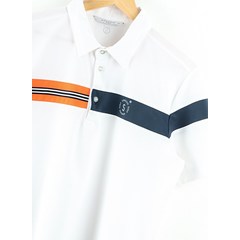 (L)송지오 반팔 카라 티셔츠 기능성 흰색 골프20
