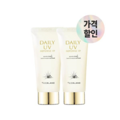 떼즈블랑 데일리 유브이 디펜스 업 60ml (SPF50+ PA++++), 2개 (할인)