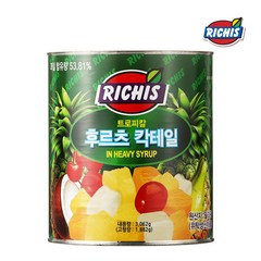 (주)동서 후르츠칵테일 캔, 3062g, 1개