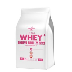 원데이뉴트리션 딸기맛_단백질 쉐이크 헬스 보충제 포대유청 웨이프로틴 WPC, 2000g, 1개