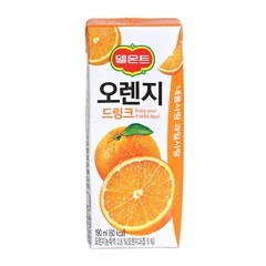 델몬트 드링크 오렌지, 190ml, 48개