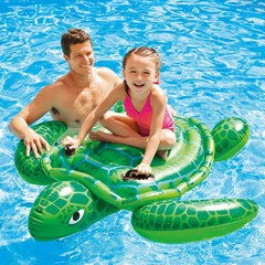 거북이 모양의 풍선 플로트 수영장 뗏목 해변 수영장 수영 용품 물 장난감, 녹색, 150cm * 127cm * 20cm