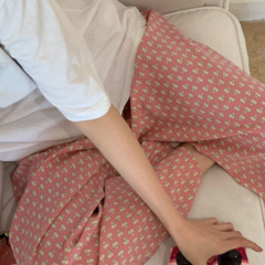 리바시안 핑크 홈웨어 파자마 잠옷 바지