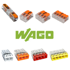 WAGO 와고커넥터 (단선용 모든전선용) 와고 커넥터 wago커넥터 전선 커넥터 전선 연결 단자 전선연결 전기선연결 꽂음형 전선커넥터, 100개, 단선용-2폴