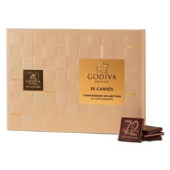 GODIVA 고디바 카카오 72% 사각 다크 초콜릿 까레 36개입 180g