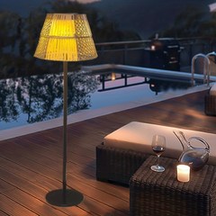 1pc 태양광 바닥 스탠딩 책상 램프 야외 방수 실내 및 실외 모두 사용 가능 높이 조절 가능 잔디 마당 및 정원에 적합, 1팩