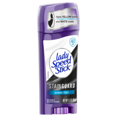 레이디 스피드 스틱 데오드란트 스테인 가드 65g 4팩 Lady Speed Stick Antiperspirant Deodorant Stainguard Powder Fresh, 4개