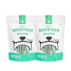 펫쉴드 치아튼튼 버블츄, 치석제거, 150g, 2팩