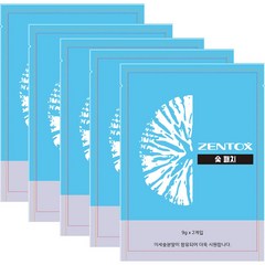 돌나라 한농제약 젠톡스 숯패치 5팩(총10매) + 밀착포 10장 숯파스 숯팩, 5팩