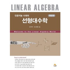 인공지능 시대의 선형대수학, 김대수, 생능출판