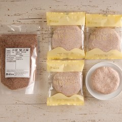 싸리재 백일떡 돌떡 [수수팥떡 재료] 떡만들기 수수경단 영양떡, 1세트, 옵션선택