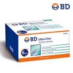 BD 울트라 파인2 인슐린 주사기 31G 6mm [0.3ml 0.5ml 1ml] 100개, 1박스, BD 주사기 6mm 0.5ml 100개