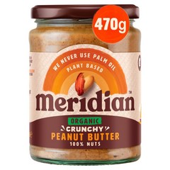 메리디안 자연유래 스무스 피넛 버터 100% 너트 영국직발송 Meridian Organic Smooth Peanut Butter 100% Nuts, 1개, 470g