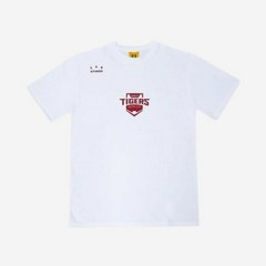 IAB Studio 아이앱 스튜디오 반팔티 남자 여자 상의 x 기아 타이거즈 베이직 티셔츠 화이트 KIA TIGERS Basic T-Shirt White