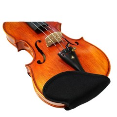 코네임 바이올린 턱받침 커버 사이드형 3W080 1/2~1/4, 1/2-1/4, 1개, 블랙