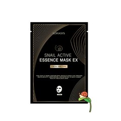 로하시스 스네일 액티브 에센스 마스크팩 10매 x 3ea, 탄력 강화 기능성 프리미엄 마스크, 3개